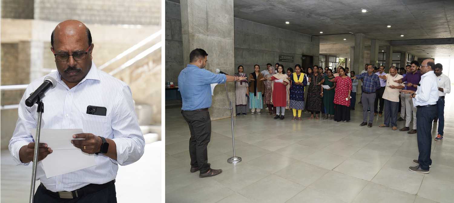 The IIMB Community participated in the National Unity Day celebrations on 31st October 2025 by taking a pledge.
